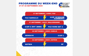 Programme des 27 et 28 septembre 2025