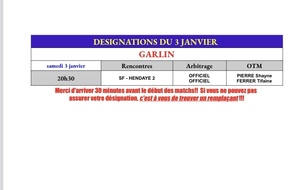Désignations Janvier 2026