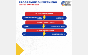 Programme du 10 et 11 Janvier
