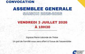 Assemblée Générale  Saison 2025 - 2026