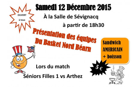 12 Décembre 2015 : PRESENTATION DES EQUIPES