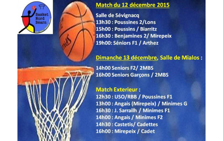 Rencontre du 12 et 13 Décembre