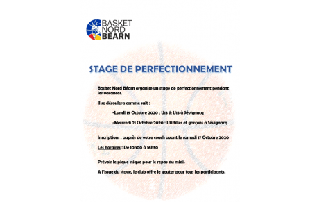 Stage de perfectionnement