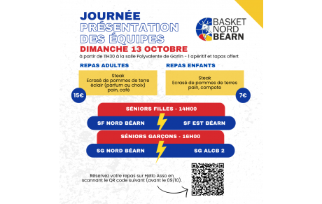 PRESENTATION DES EQUIPES DIMANCHE 13 OCTOBRE