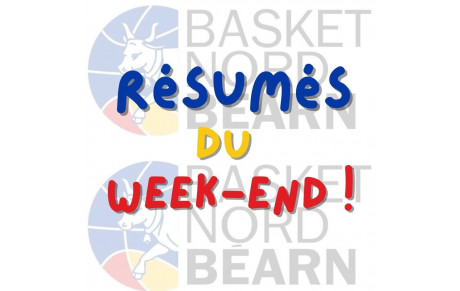 Résumés week-end des 2 et 3 novembre 2024