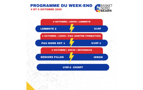 Programme du 4 octobre 2025
