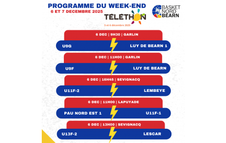Programme du 6 et 7 décembre