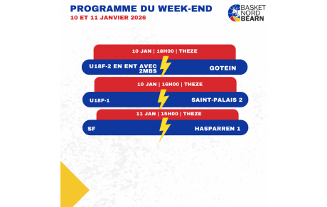 Programme du 10 et 11 Janvier