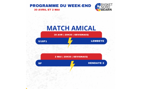 Programme du 02 Mai