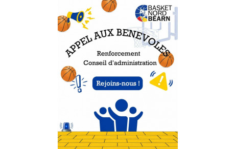 📢 Appel à bénévoles – Renforcement du Conseil d’Administration